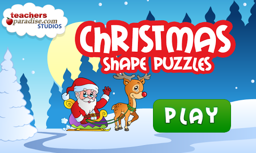 Christmas Games Shape Puzzles - Gameplay image of android game