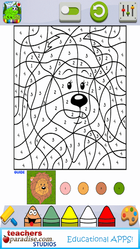 Color By Numbers - Art Game for Kids and Adults - Gameplay image of android game