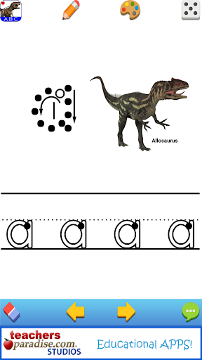 ABC Dinosaurs - Learning English with Dinosaurs - عکس بازی موبایلی اندروید