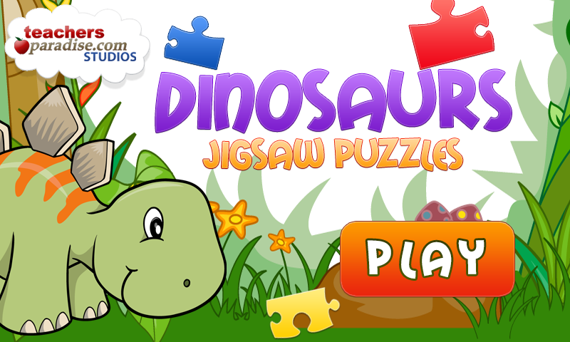 Build-a-Dino - Dinosaurs Jigsaws Puzzle Game - Gameplay image of android game