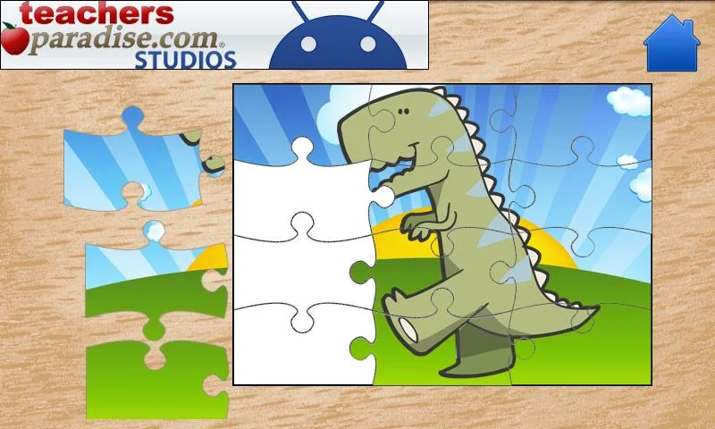 Build-a-Dino - Dinosaurs Jigsaws Puzzle Game - عکس بازی موبایلی اندروید