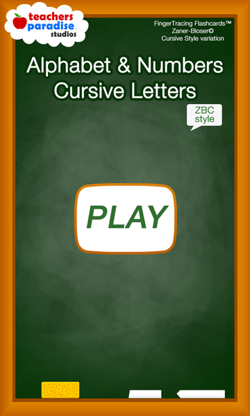 123s ABCs Cursive writing-ZBC - Gameplay image of android game