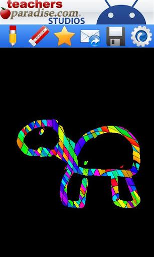 ArtGlow Draw Magic Neon Paint - Gameplay image of android game