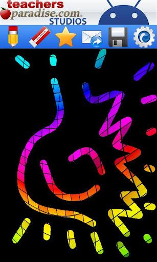 ArtGlow Draw Magic Neon Paint - Gameplay image of android game