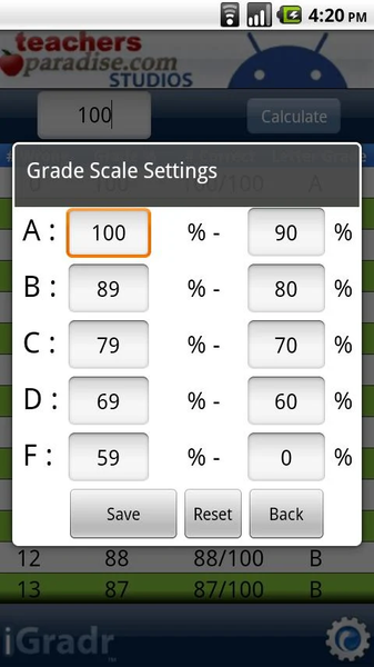 iGradr Teacher Pocket Grader - عکس برنامه موبایلی اندروید