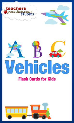 Kids ABCs Vehicles Flash Cards - Gameplay image of android game