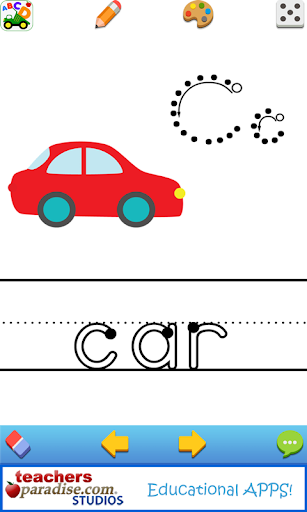 Kids ABCs Vehicles Flash Cards - Gameplay image of android game