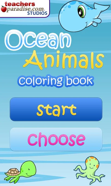 Ocean Animals Coloring Book - عکس بازی موبایلی اندروید