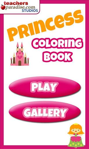 Prince & Princess Coloring Book - Gameplay image of android game