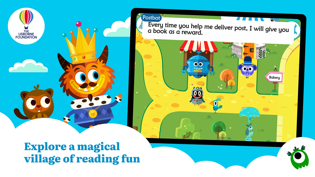 Teach Monster: Reading for Fun - Gameplay image of android game