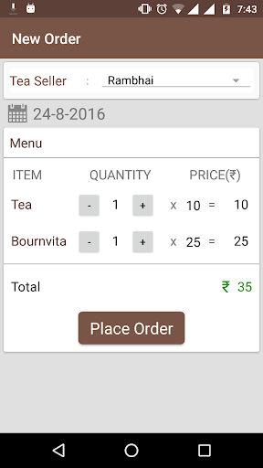 Tea Diary - Image screenshot of android app