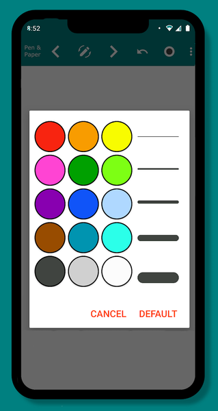 Pen & Paper : handwrite notes - Image screenshot of android app