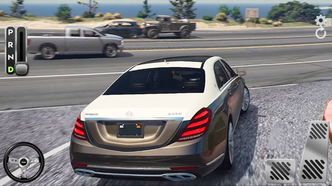Maybach Driver: Mercedes Taxi - Gameplay image of android game