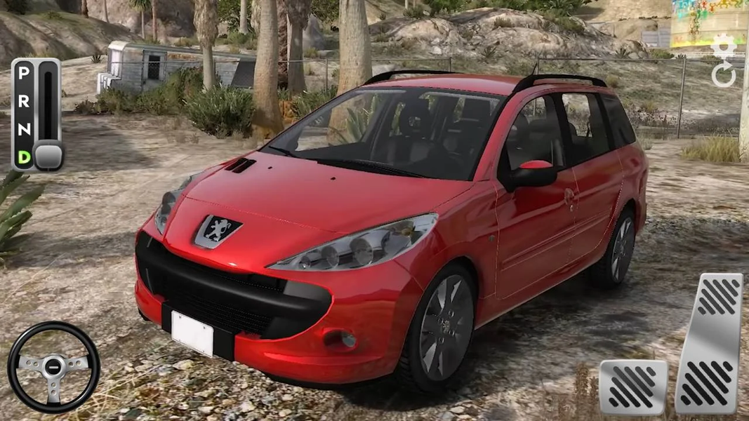Peugeot 207: City Simulator - Gameplay image of android game