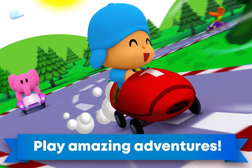 Pocoyo Racing Kids Car Race Fast 3D Adventure Game for Android