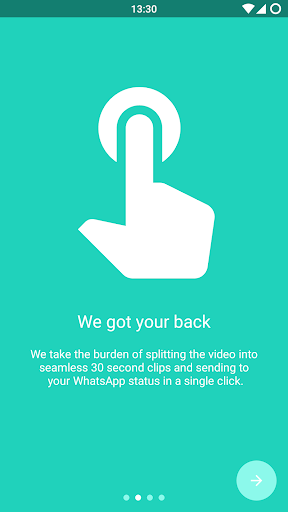 30 Sec - Split videos for Whatsapp Status - Image screenshot of android app