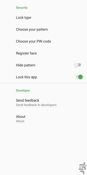 قفل حرفه ای برنامه ها - عکس برنامه موبایلی اندروید