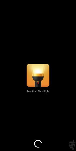 Practical Flashlight - Image screenshot of android app
