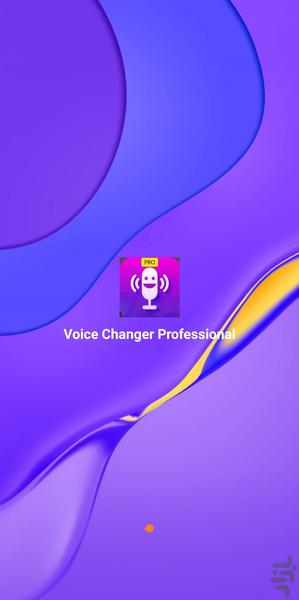Voice Changer Professional - Image screenshot of android app