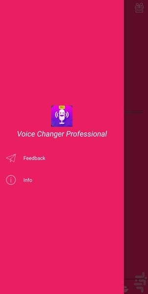 Voice Changer Professional - Image screenshot of android app