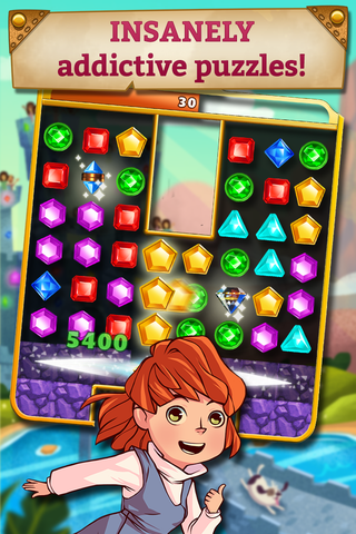 Jewel Mania: Mystic Mountain - Gameplay image of android game