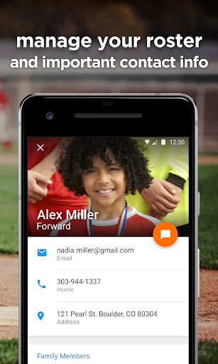 TeamSnap: manage youth sports - عکس برنامه موبایلی اندروید