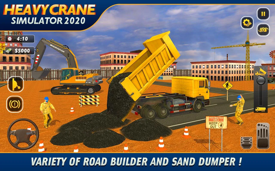 Heavy Excavator Construction - Gameplay image of android game