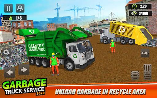 Garbage Truck Driver Simulator - Gameplay image of android game