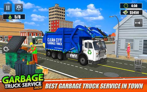 Garbage Truck Driver Simulator - Gameplay image of android game