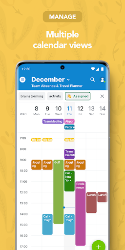 Teamup Calendar - عکس برنامه موبایلی اندروید