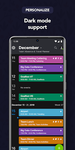 Teamup Calendar - عکس برنامه موبایلی اندروید