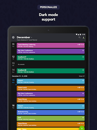 Teamup Calendar - عکس برنامه موبایلی اندروید