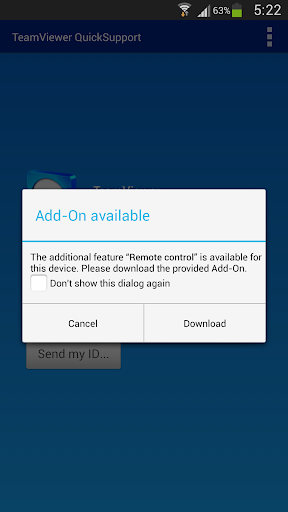 QS Add-On: Android 7 - Image screenshot of android app