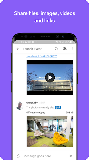 Teamwork Chat - عکس برنامه موبایلی اندروید