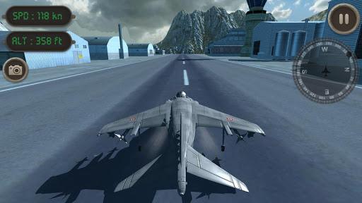 Sea Harrier Flight Simulator - عکس بازی موبایلی اندروید
