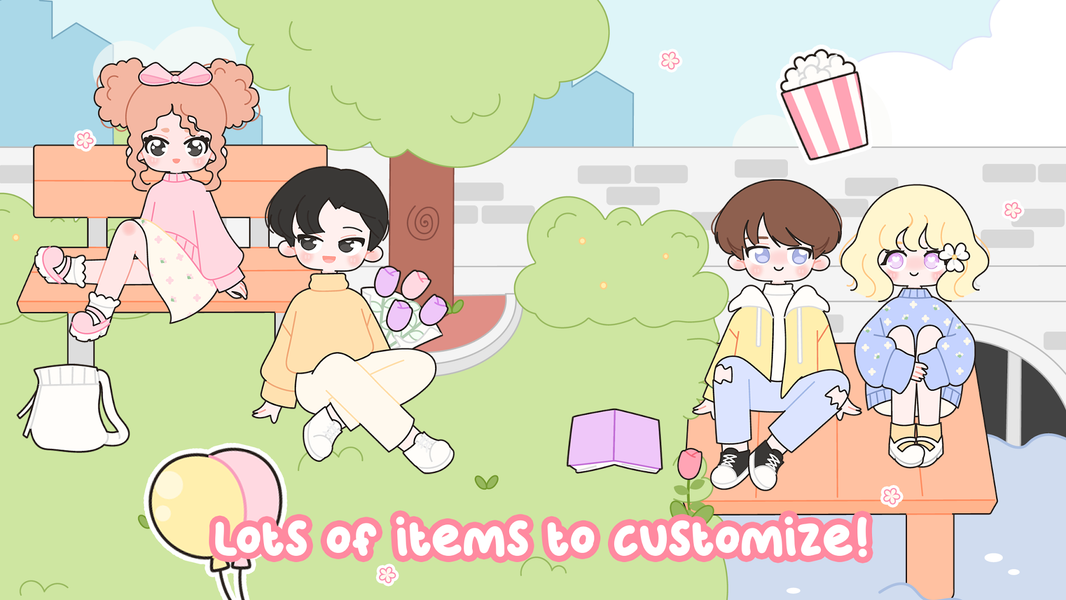 Charmy Dolls : Dress Up Game - Gameplay image of android game