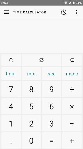 Time Calculator - Image screenshot of android app