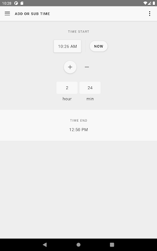 Time Calculator - عکس برنامه موبایلی اندروید