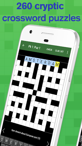 Cryptic Crossword Lite - Gameplay image of android game