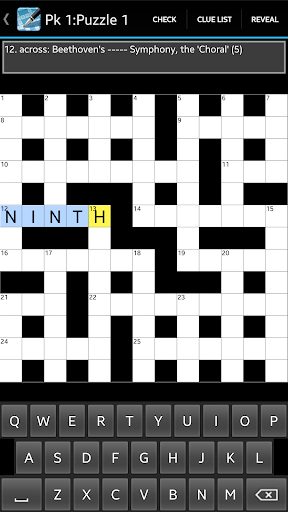 Crossword Lite - Gameplay image of android game