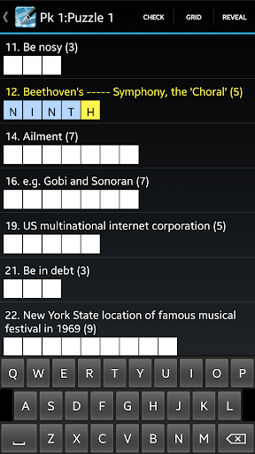 Crossword Lite - عکس بازی موبایلی اندروید