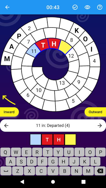 Spiral Crossword - عکس برنامه موبایلی اندروید