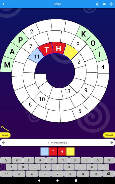 Spiral Crossword - عکس برنامه موبایلی اندروید