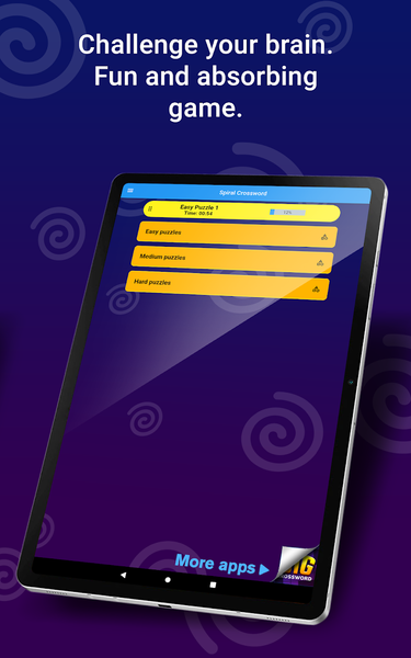 Spiral Crossword - عکس برنامه موبایلی اندروید
