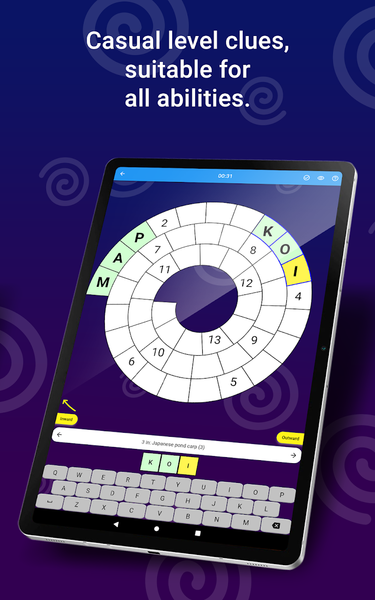 Spiral Crossword - عکس برنامه موبایلی اندروید