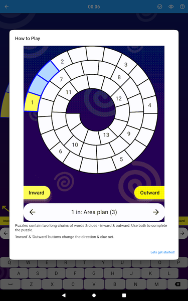 Spiral Crossword - عکس برنامه موبایلی اندروید