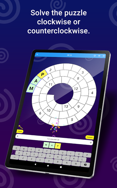 Spiral Crossword - عکس برنامه موبایلی اندروید