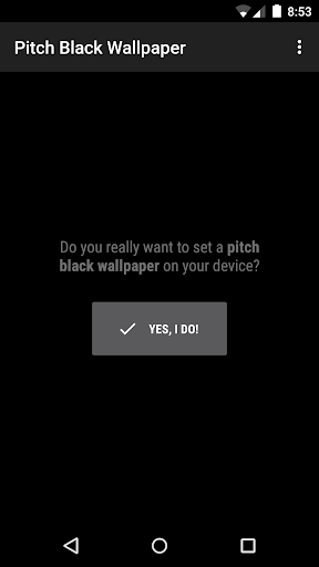 Pitch Black Wallpaper - Image screenshot of android app