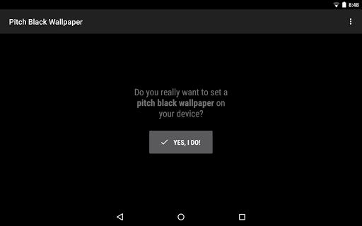 Pitch Black Wallpaper - عکس برنامه موبایلی اندروید