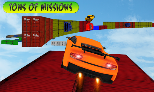 Impossible Tracks Stunt Car Race Games - Gameplay image of android game